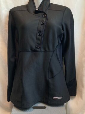 Chlorophylle Black Stretch Tunic Jacket Medium